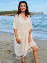 Load image into Gallery viewer, Kaftan from raw organic cotton.