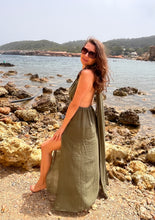 Load image into Gallery viewer, Long boho dress from raw organic cotton.