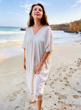 Load image into Gallery viewer, Kaftan from raw organic cotton.