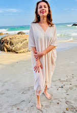 Load image into Gallery viewer, Kaftan from raw organic cotton.