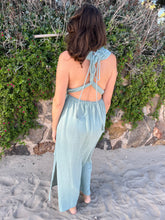 Load image into Gallery viewer, Long goddess boho dress from raw cotton.
