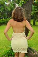 Load image into Gallery viewer, Boho crochet dress with shells.