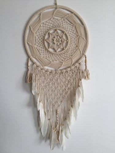 Wall hanging/ home decor/ macrame/ big dream catcher with feathers/ boho dreamcatcher.