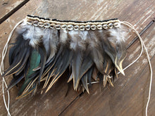 Load image into Gallery viewer, Dark feathers armband, choker or anklet.
