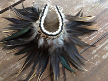 Load image into Gallery viewer, Dark feathers armband, choker or anklet.
