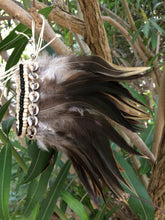 Load image into Gallery viewer, Dark feathers armband, choker or anklet.
