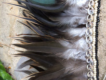 Load image into Gallery viewer, Dark feathers armband, choker or anklet.
