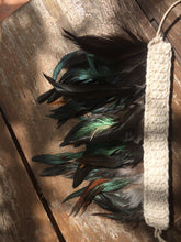 Load image into Gallery viewer, Black feathers armband/choker.
