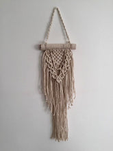 Load image into Gallery viewer, Small macrame wall decor.
