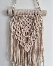 Load image into Gallery viewer, Small macrame wall decor.
