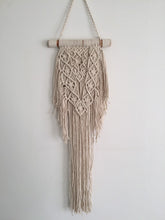 Load image into Gallery viewer, Boho macrame wall hanging medium size.
