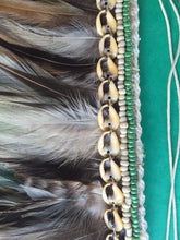 Load image into Gallery viewer, Tribal feathers armband, choker or anklet.
