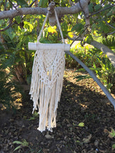 Load image into Gallery viewer, Small macrame wall decor.
