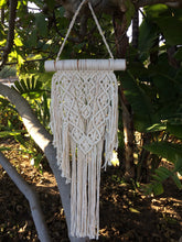 Load image into Gallery viewer, Boho macrame wall hanging medium size.
