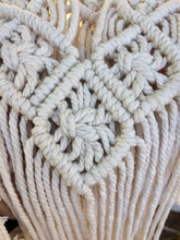 Load image into Gallery viewer, Boho macrame wall hanging medium size.
